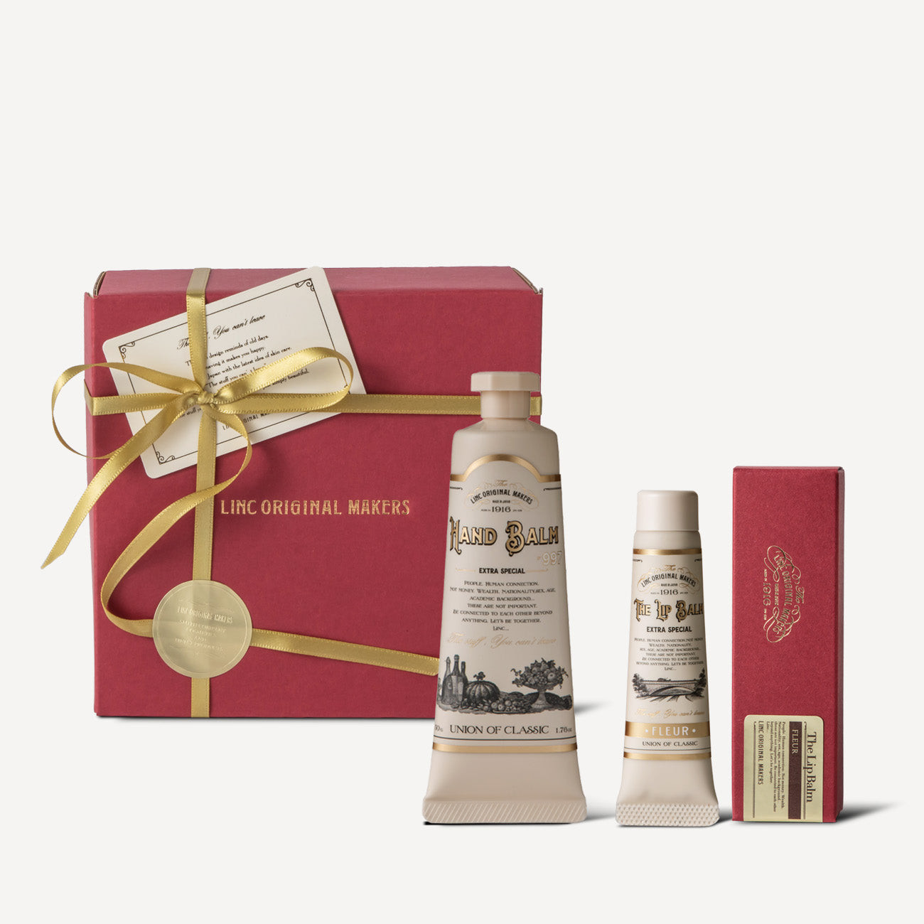VALENTINE GIFT SET〈HAND BALM & LIP BALM〉